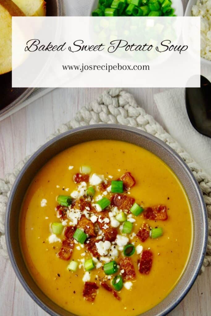 Baked Sweet Potato Soup